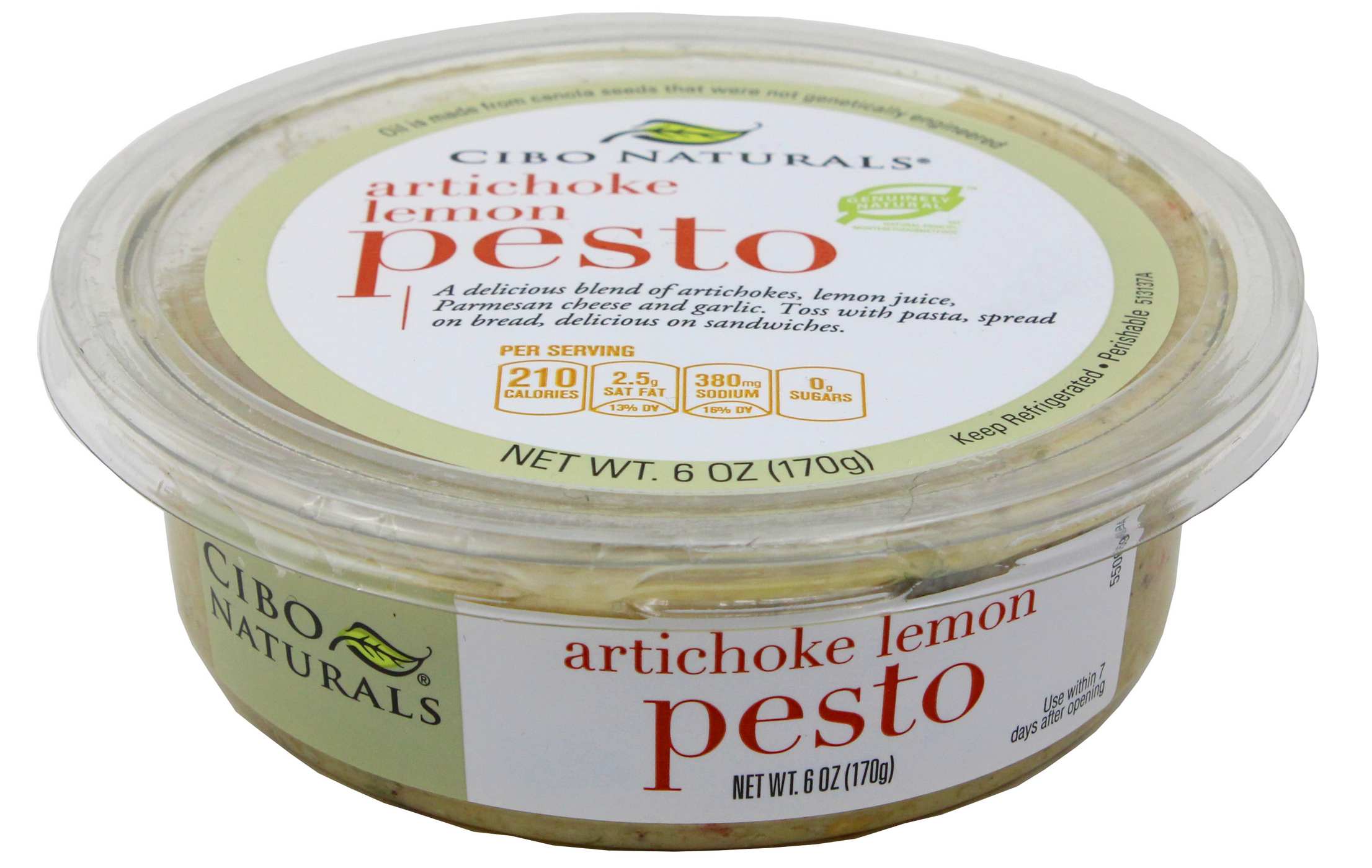 Cibo Naturals Artichoke Lemon Pesto; image 1 of 2