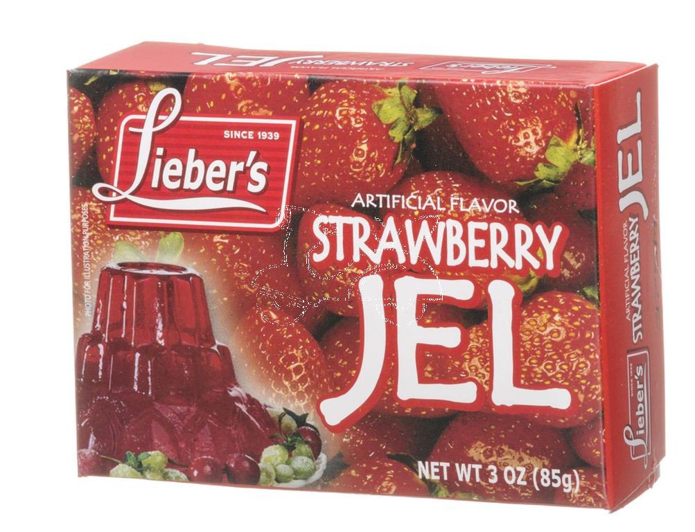 Lieber's Kosher Strawberry Jel Mix - Shop Pudding & Gelatin Mix At H-E-B