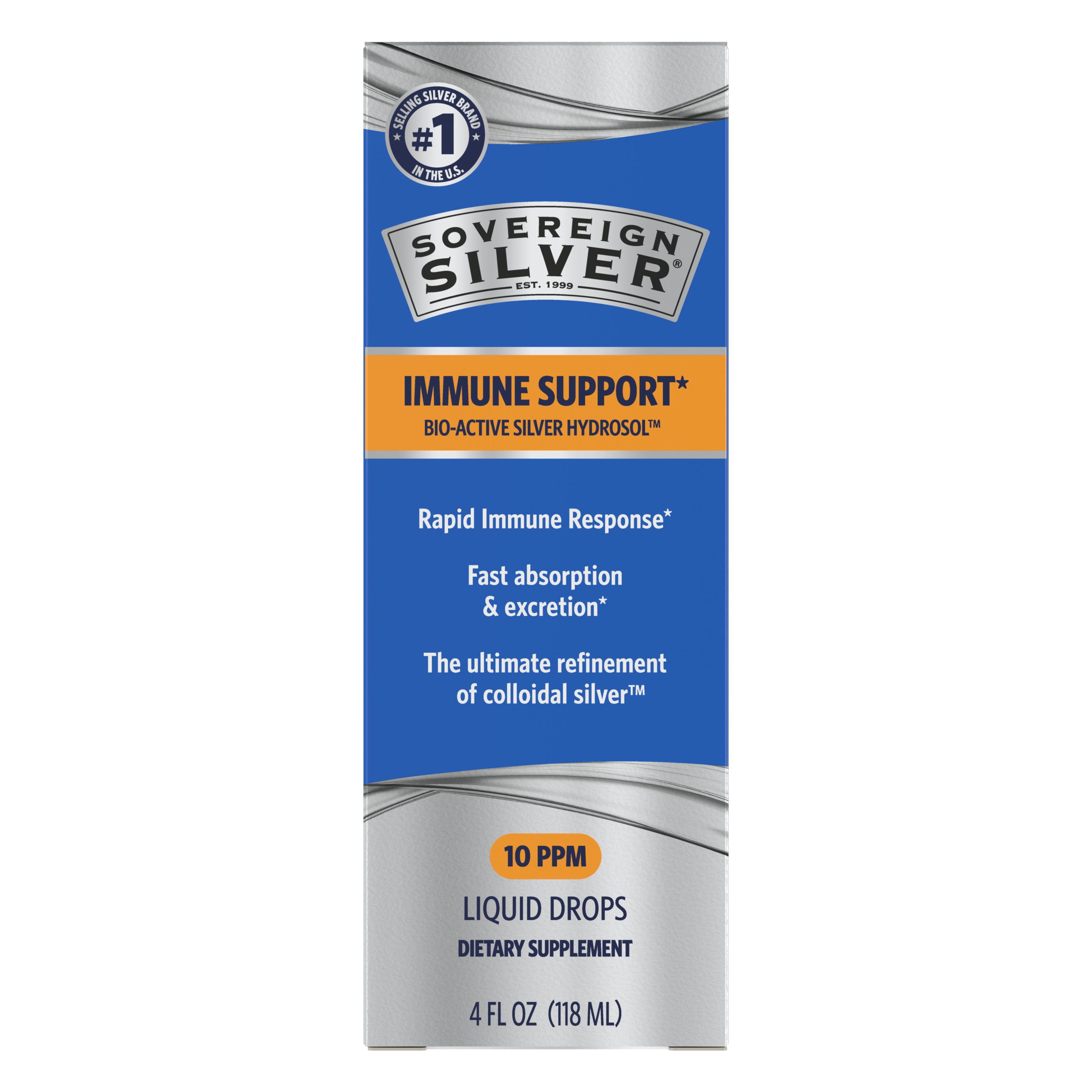 Sovereign Silver Bio-Active Silver Hydrosol Daily Immune Support