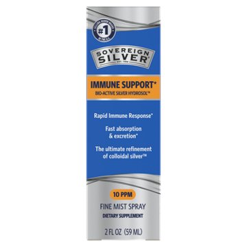 Sovereign Silver Bio-Active Silver Hydrosol Daily Immune Support Spray