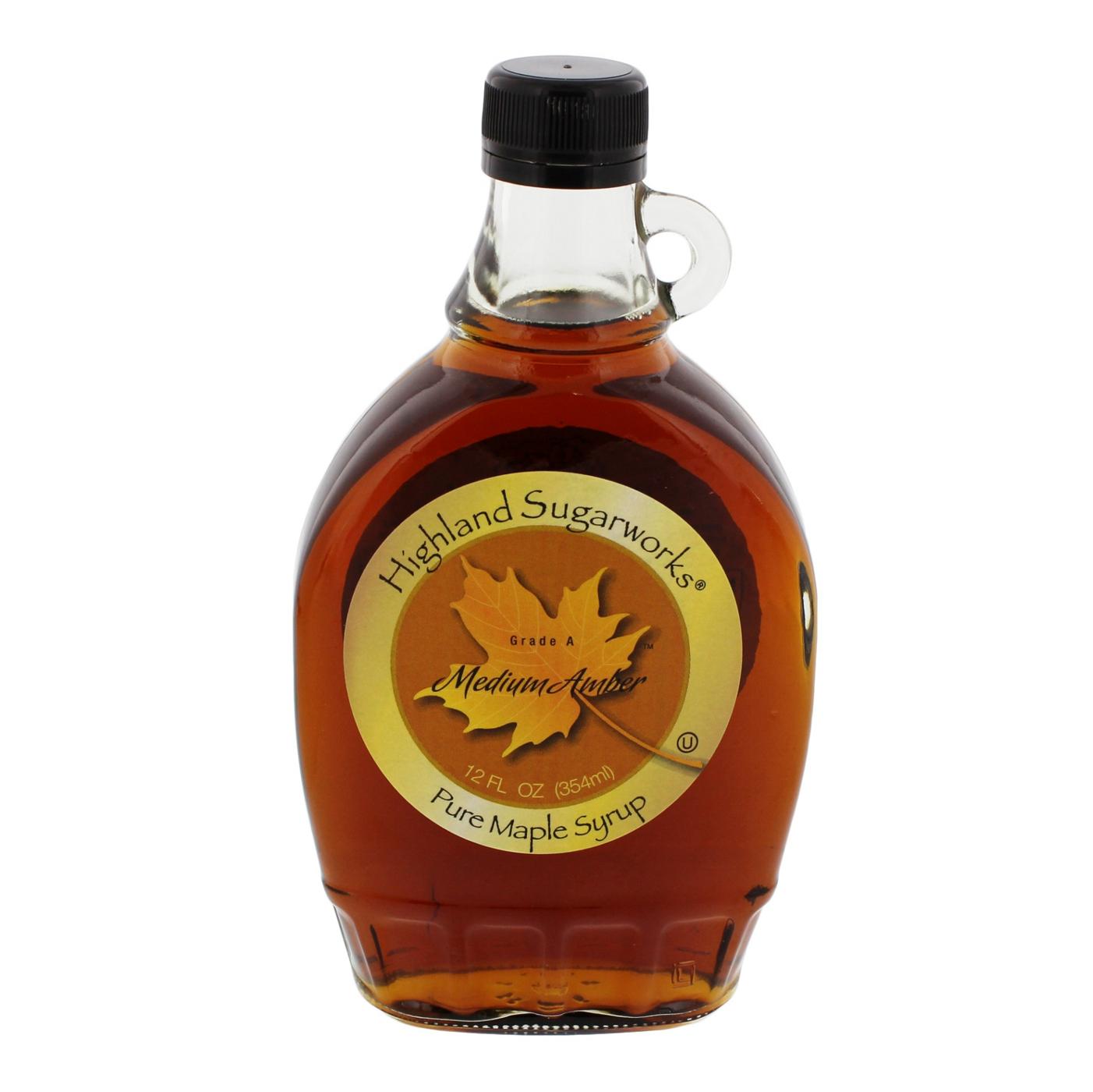 Highland Sugarworks Medium Amber Maple Syrup; image 1 of 2