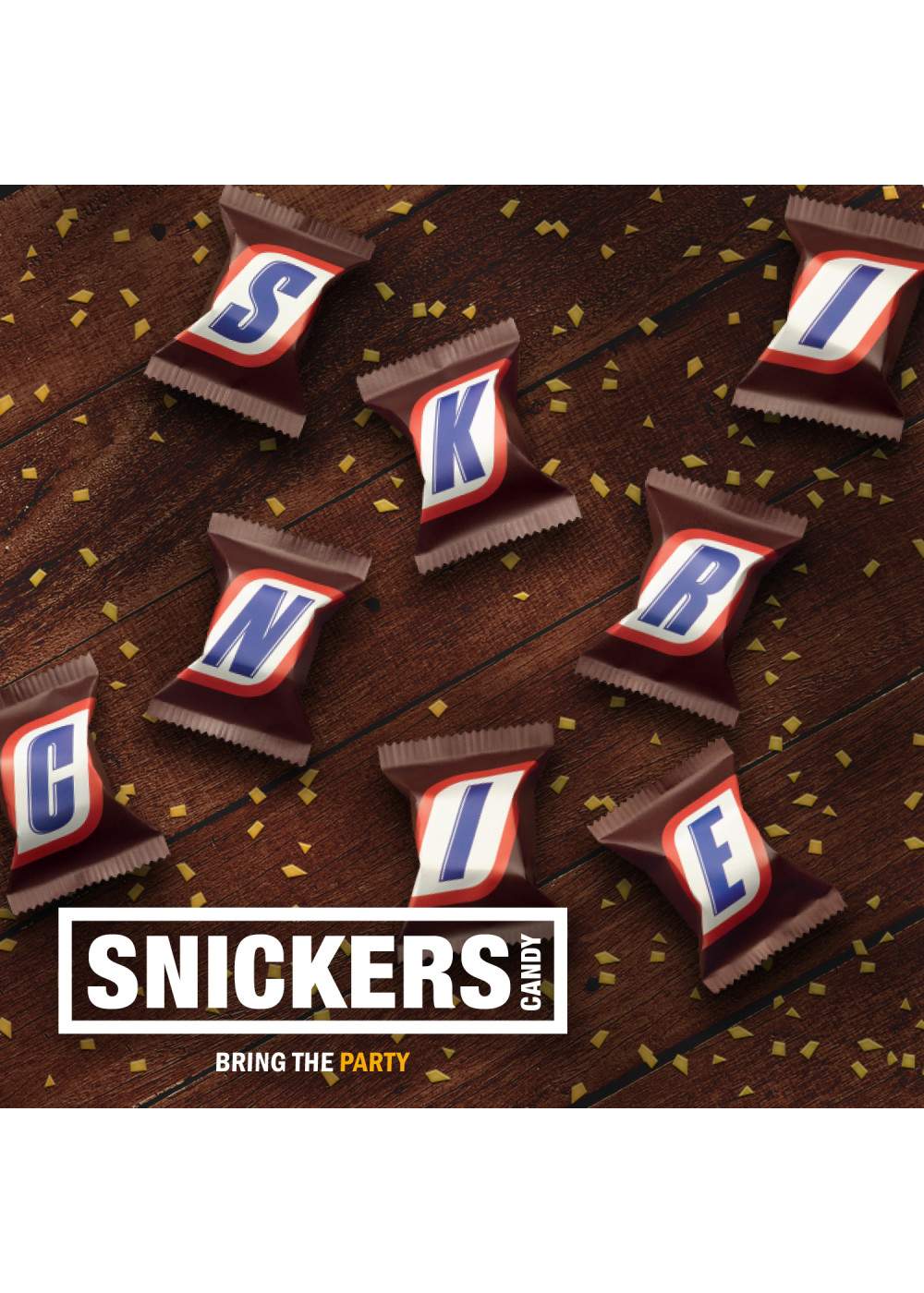 Snickers Mini Size Individually Wrapped Milk Chocolate Candy Bars Bag; image 4 of 7