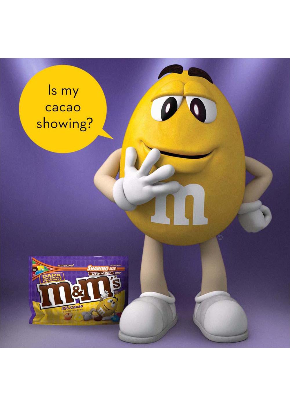 Calories in M&M's Dark Chocolate Peanut M&M's and Nutrition Facts