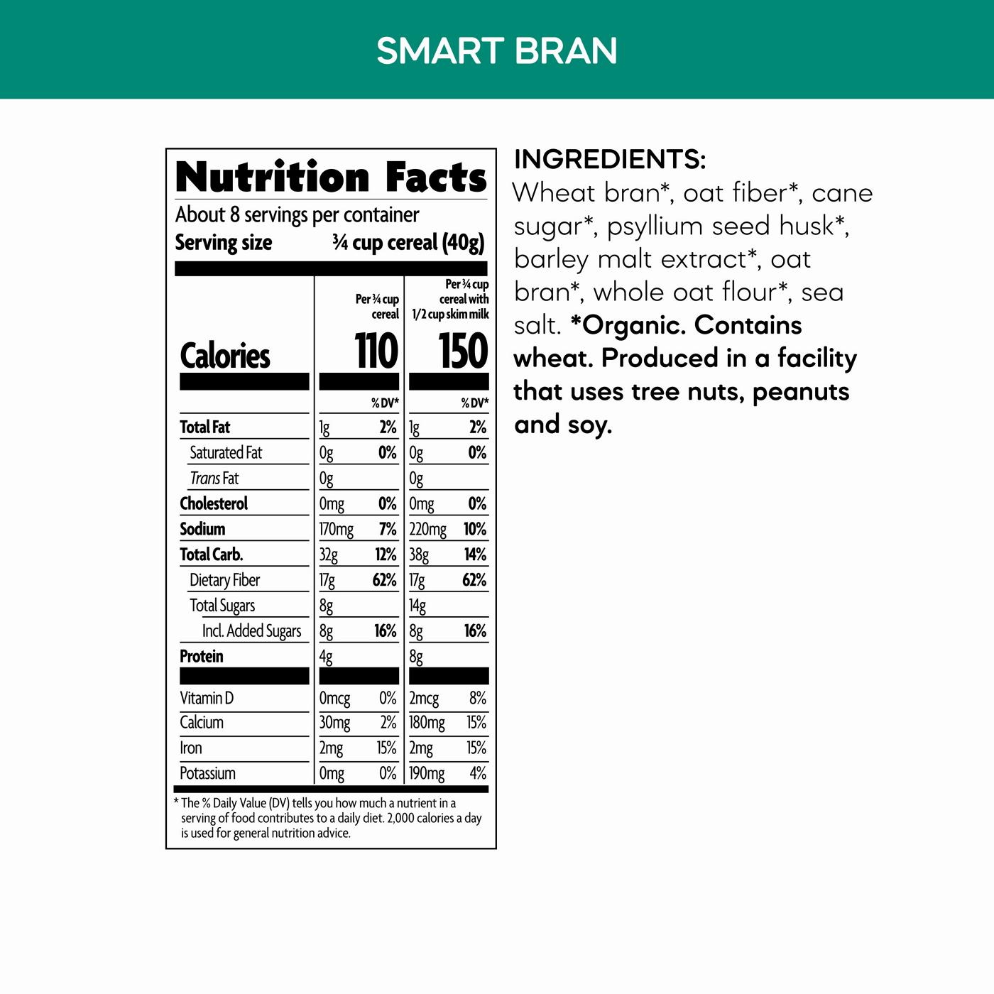 Nature's Path Organic Smart Bran with Psyllium & Oatbran Cereal; image 3 of 6