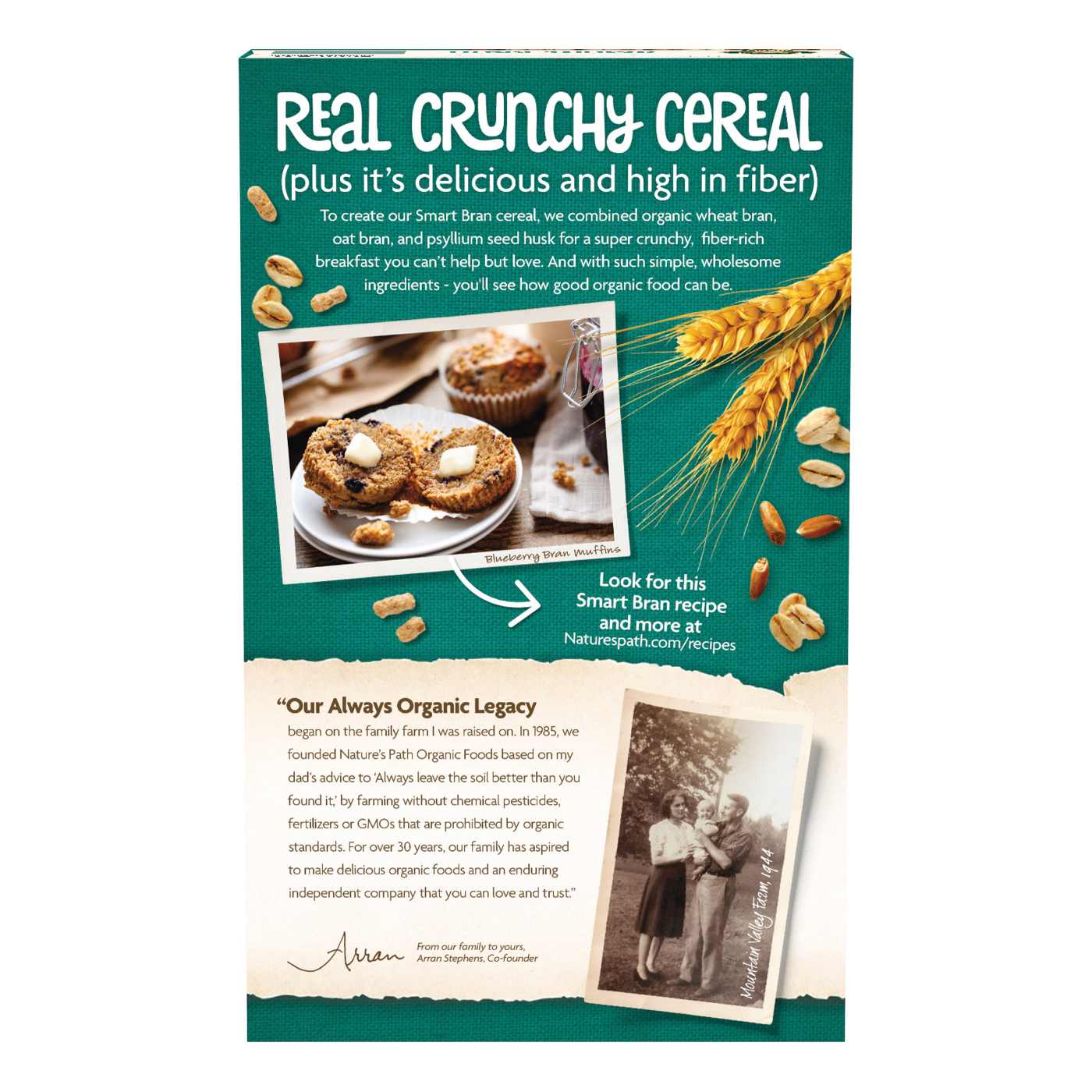 Nature's Path Organic Smart Bran with Psyllium & Oatbran Cereal; image 5 of 6