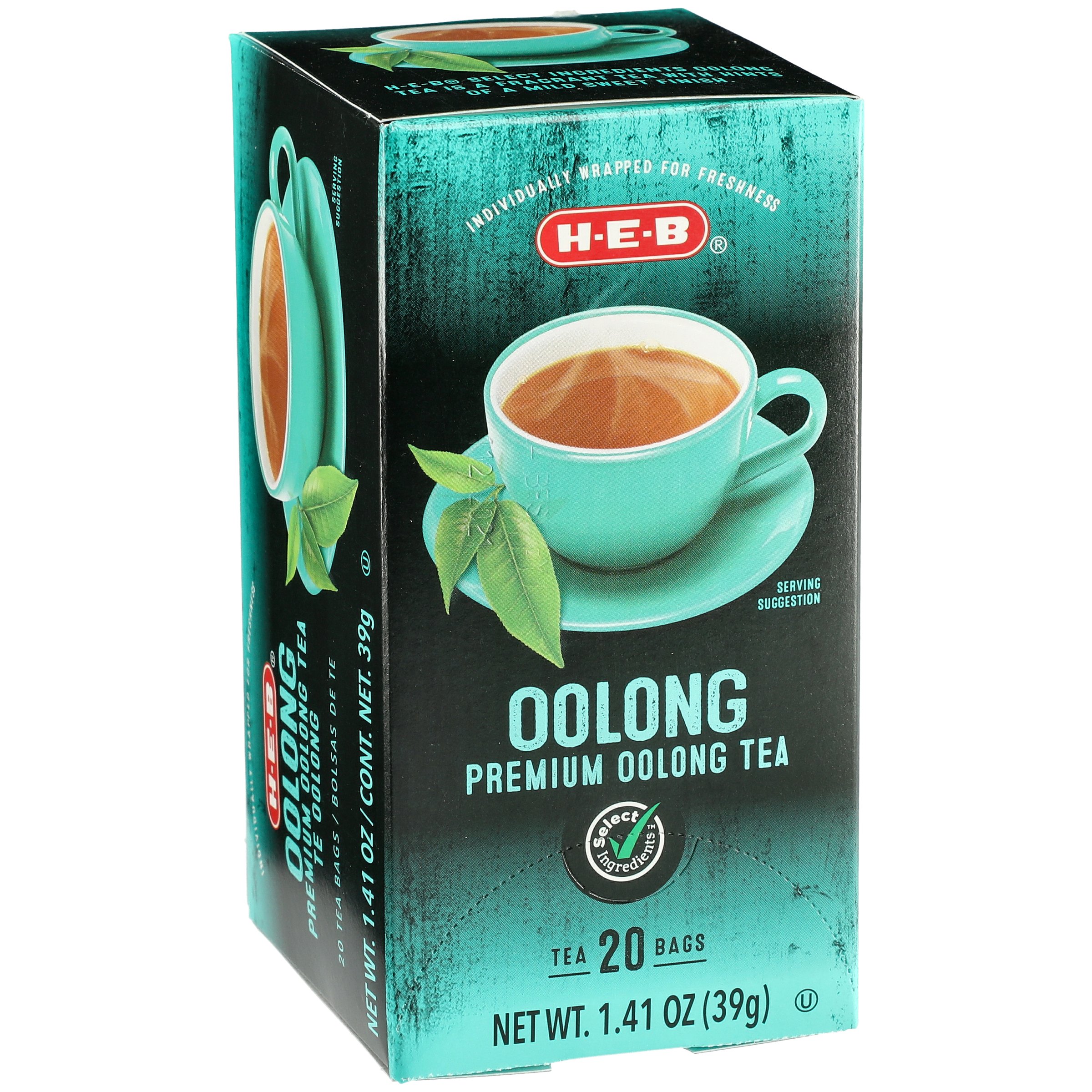 Gepensioneerd Dom maniac H-E-B Select Ingredients Oolong Tea Bags - Shop Tea at H-E-B