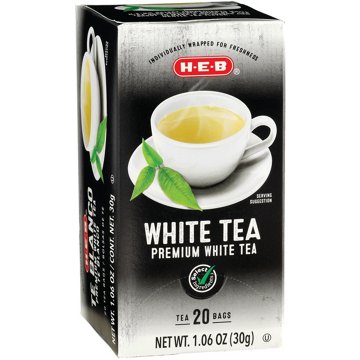 H-E-B Premium White Tea Bags
