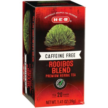 H-E-B Caffeine Free Red Rooibos Herbal Tea Bags
