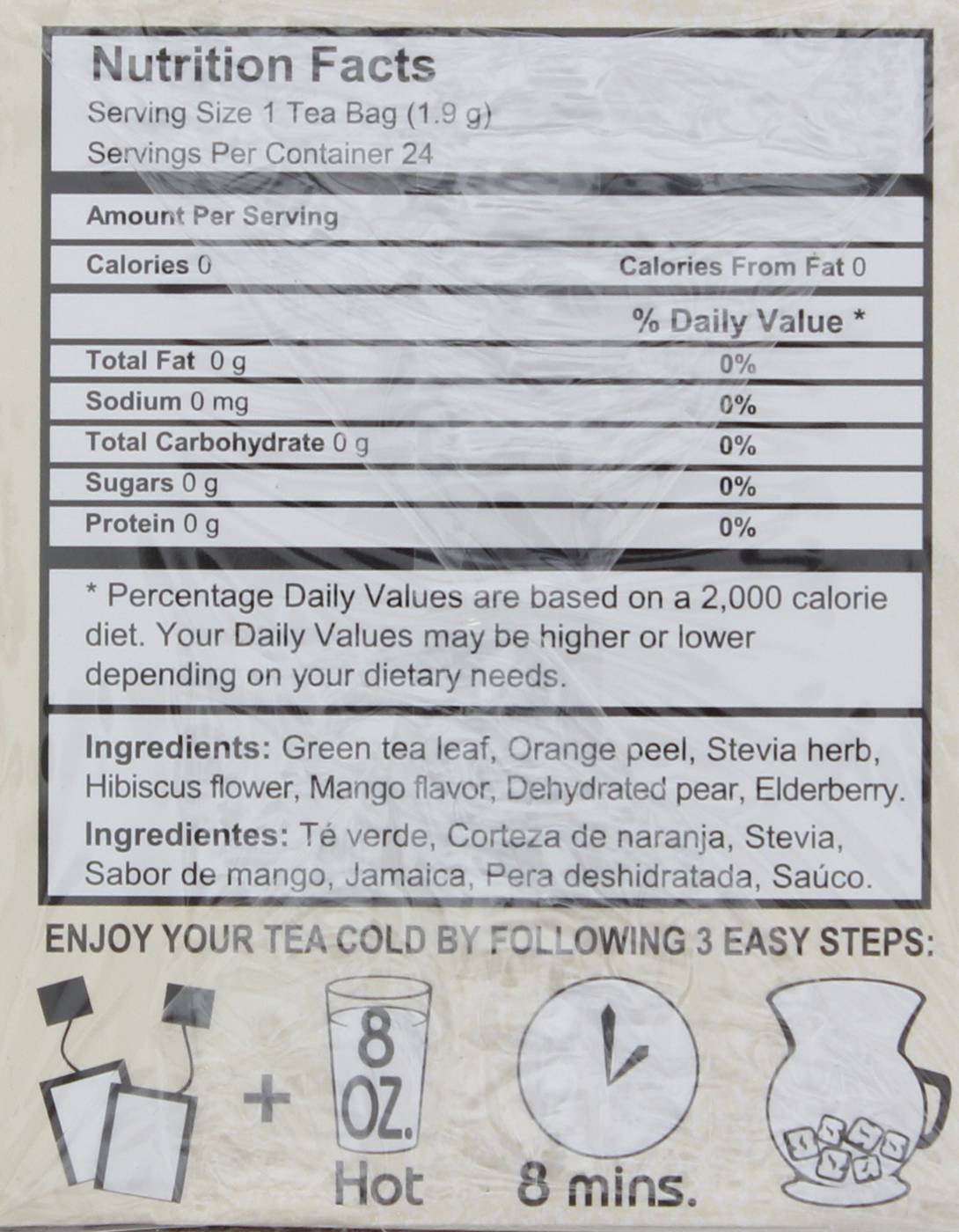 Versana Mango Green Herbal Tea Shop Tea at HEB