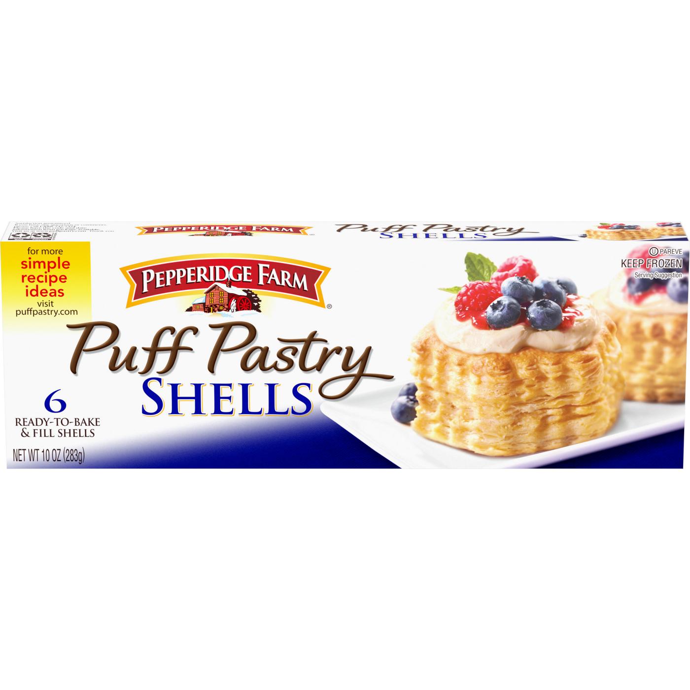 Pepperidge Farm Frozen Shells Pastry Dough; image 1 of 7