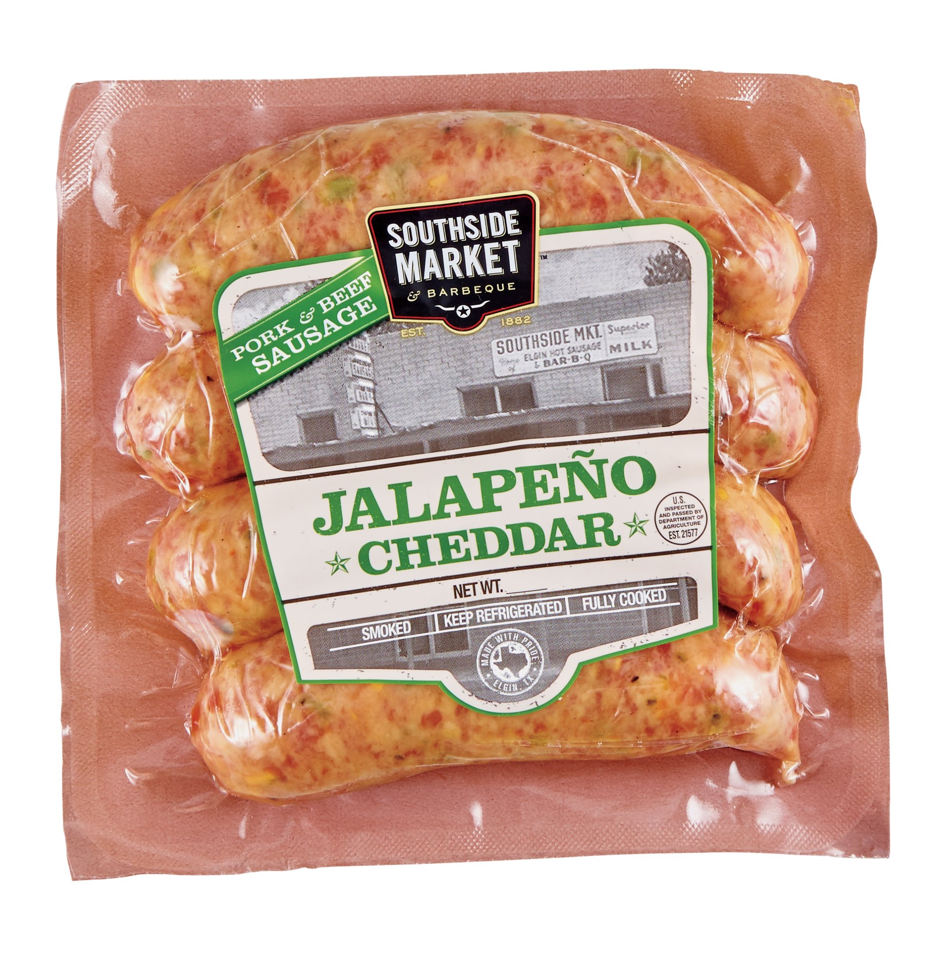 Southside Market & Barbeque Jalapeno Cheddar Beef & Pork Smoked Sausage