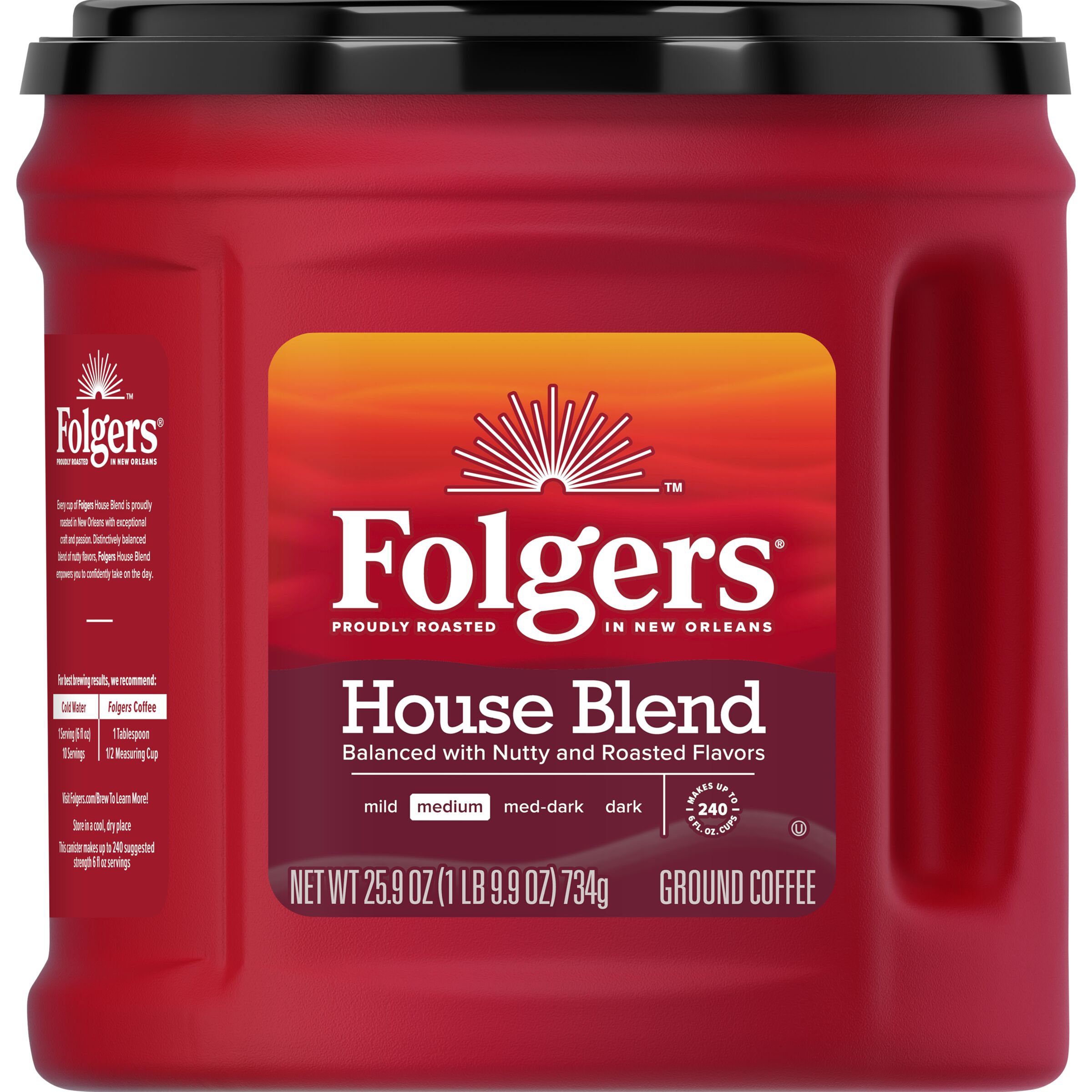 Folgers House Blend Medium Roast Ground Coffee Shop