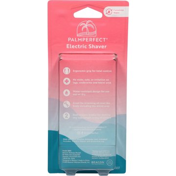 Clio PalmPerfect Cordless Electric Shaver for Women - Colors & Designs May Vary