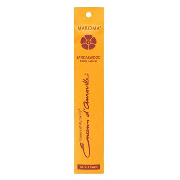 Maroma Sandalwood Incense Sticks, 10 ct