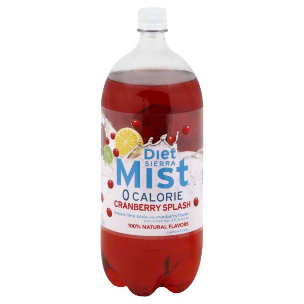 sierra mist caffeine free nutrition facts