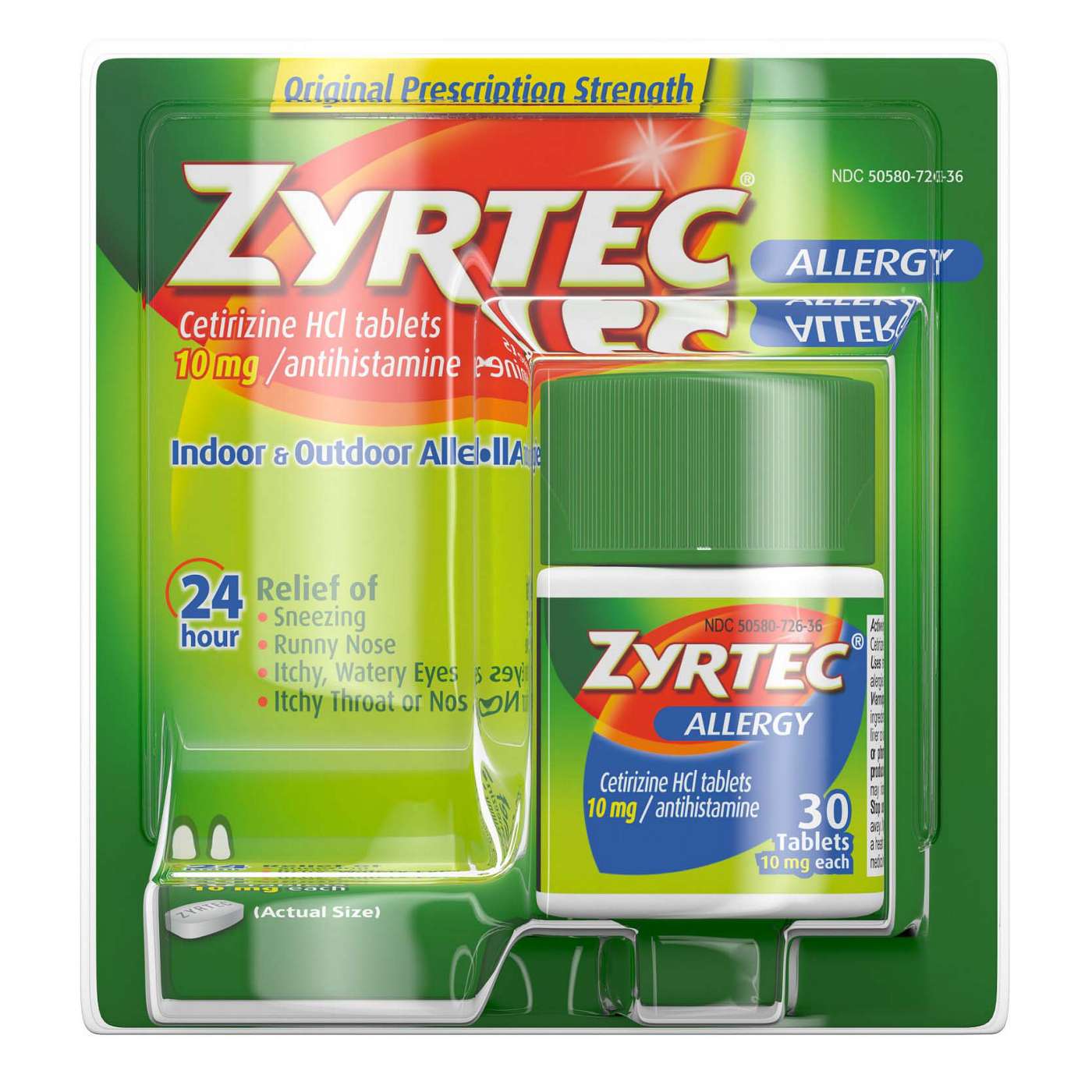 Zyrtec Allergy Tablets - 10 mg; image 1 of 6