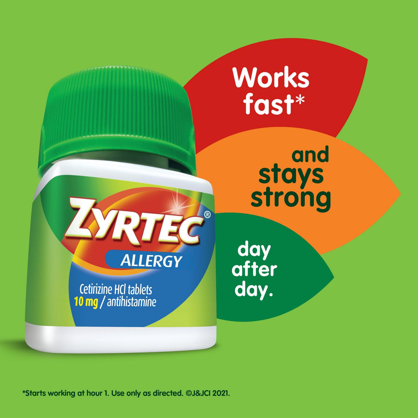 Zyrtec Allergy Tablets - 10 mg; image 5 of 6