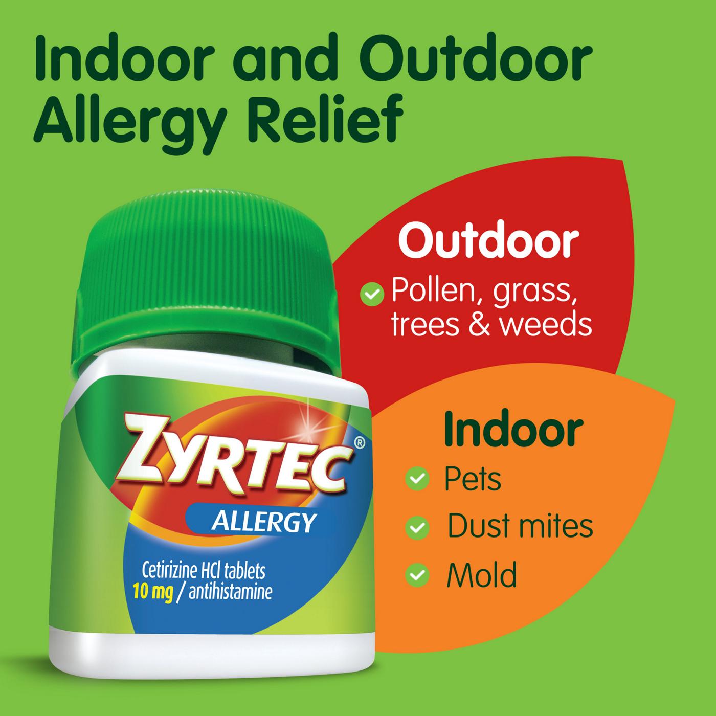 Zyrtec Allergy Tablets - 10 mg; image 6 of 6