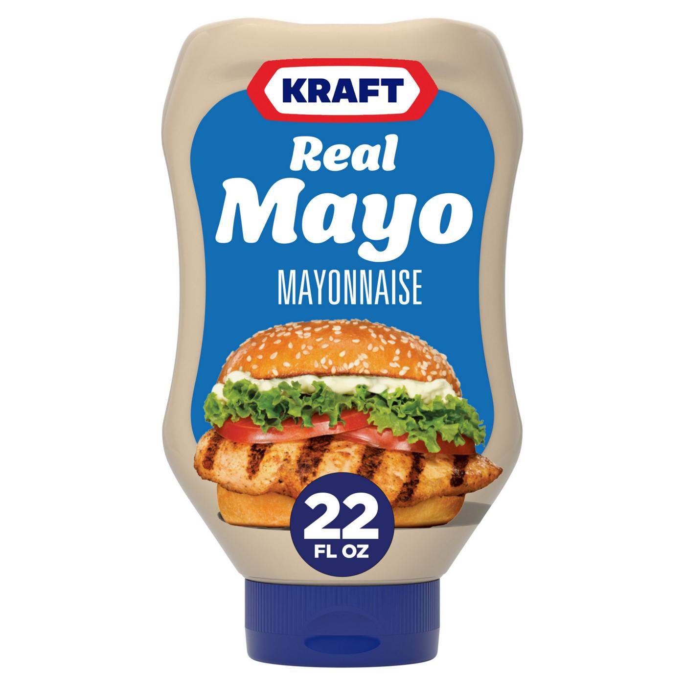 Kraft Mayo Real Mayonnaise Squeeze Bottle; image 1 of 9