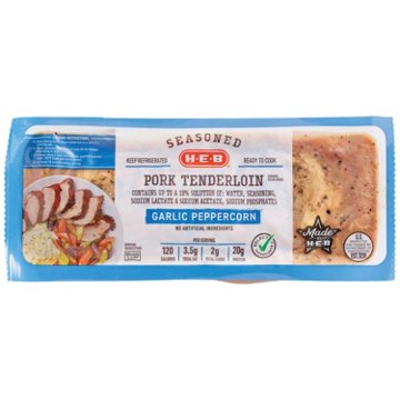H-E-B Garlic Peppercorn-Seasoned Pork Tenderloin