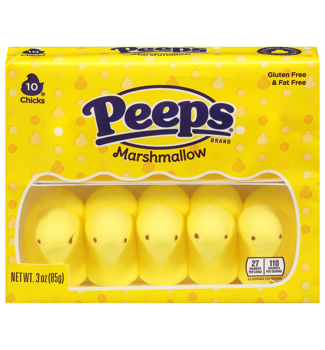Peeps Marshmallow Easter Chicks - Yellow; image 1 of 2