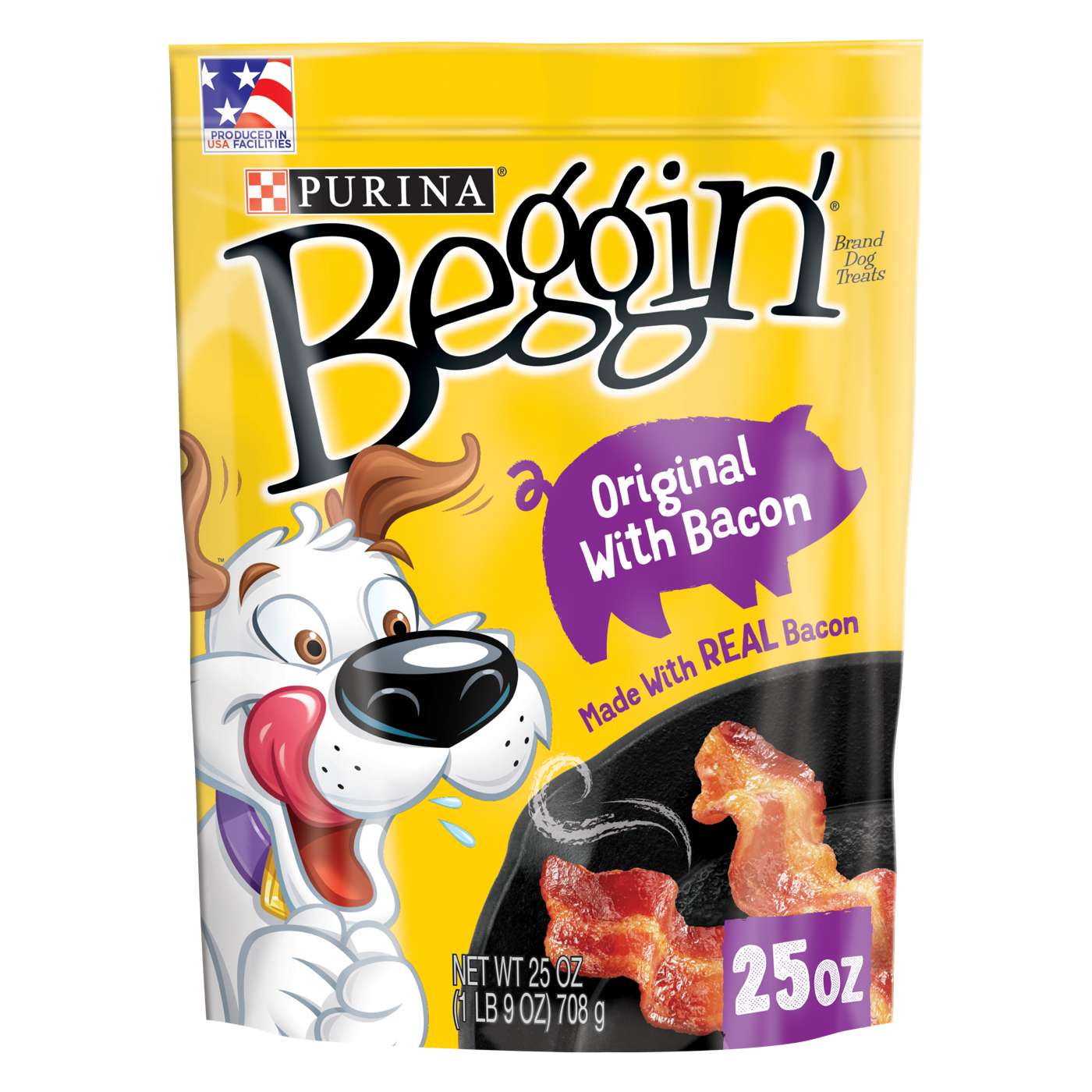 Purina Beggin' Strips Dog Treats, Original With Bacon Flavor; image 1 of 7