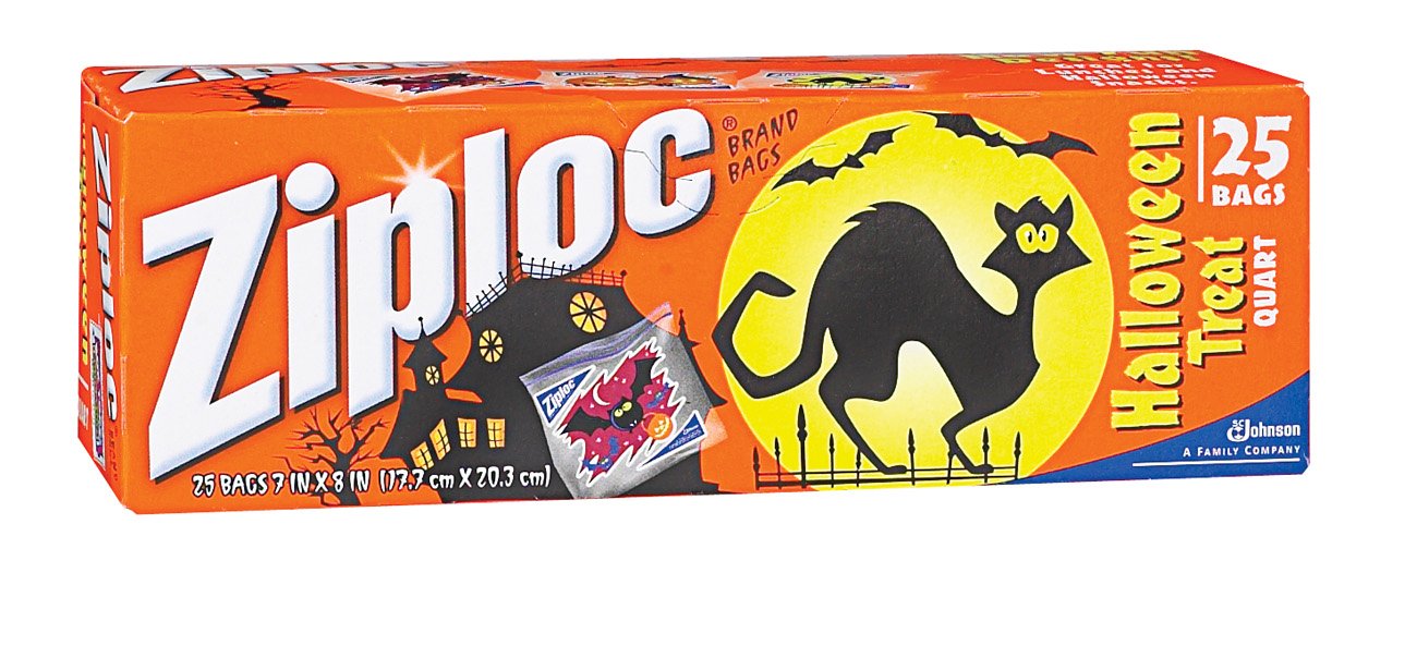 Ziploc Brand Large Halloween Print Big Bags - 4 Count - Albertsons