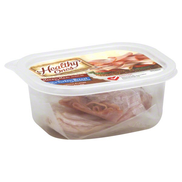 Healthy Ones Deli ThinSliced Honey Ham Oven Roasted Turkey Breast