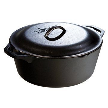 Lodge Cast Iron Dutch Oven, 7 qt