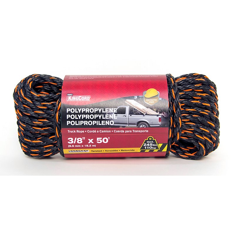 KINGCORD - MIBRO Twisted Polypropylene Truck Rope - Hanked - Shop Home  Improvement at H-E-B