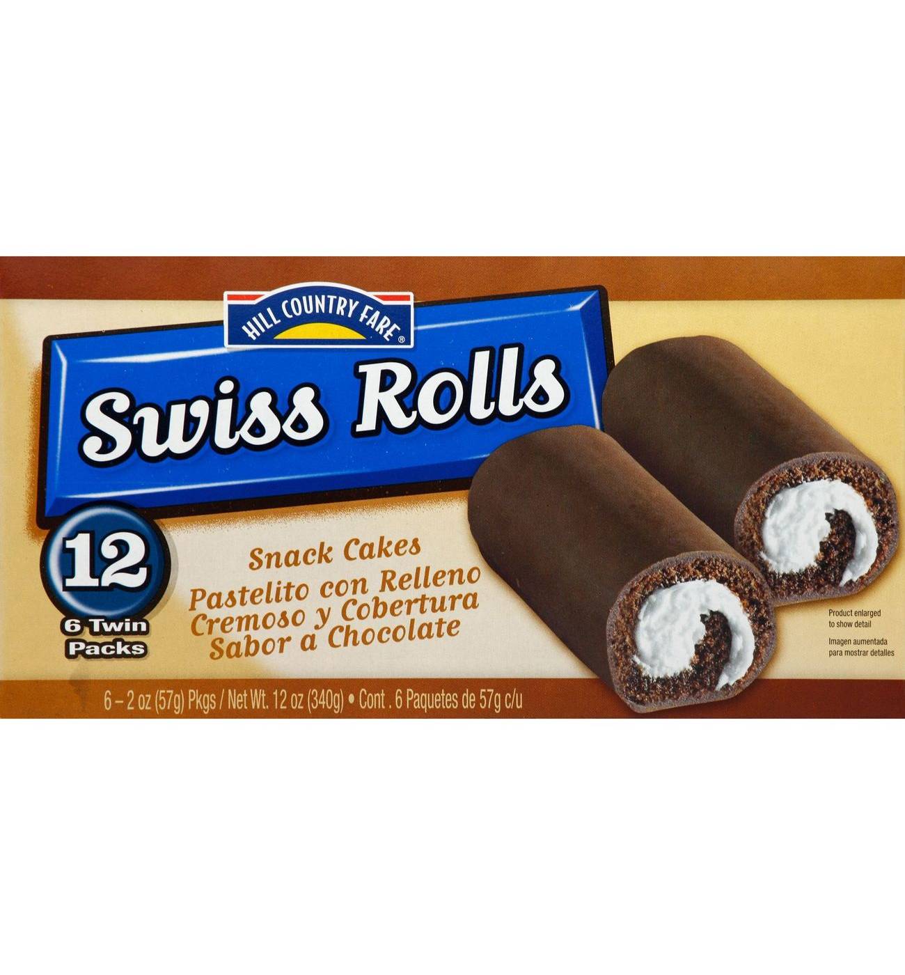 Hill Country Fare Swiss Rolls Twin Packs; image 1 of 3