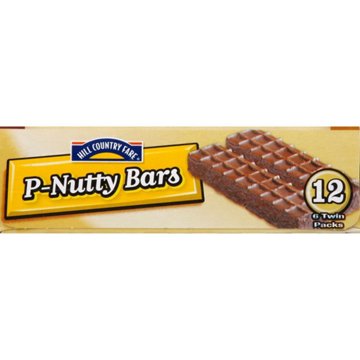 Hill Country Fare P-Nutty Bars Twin Packs, 6 ct