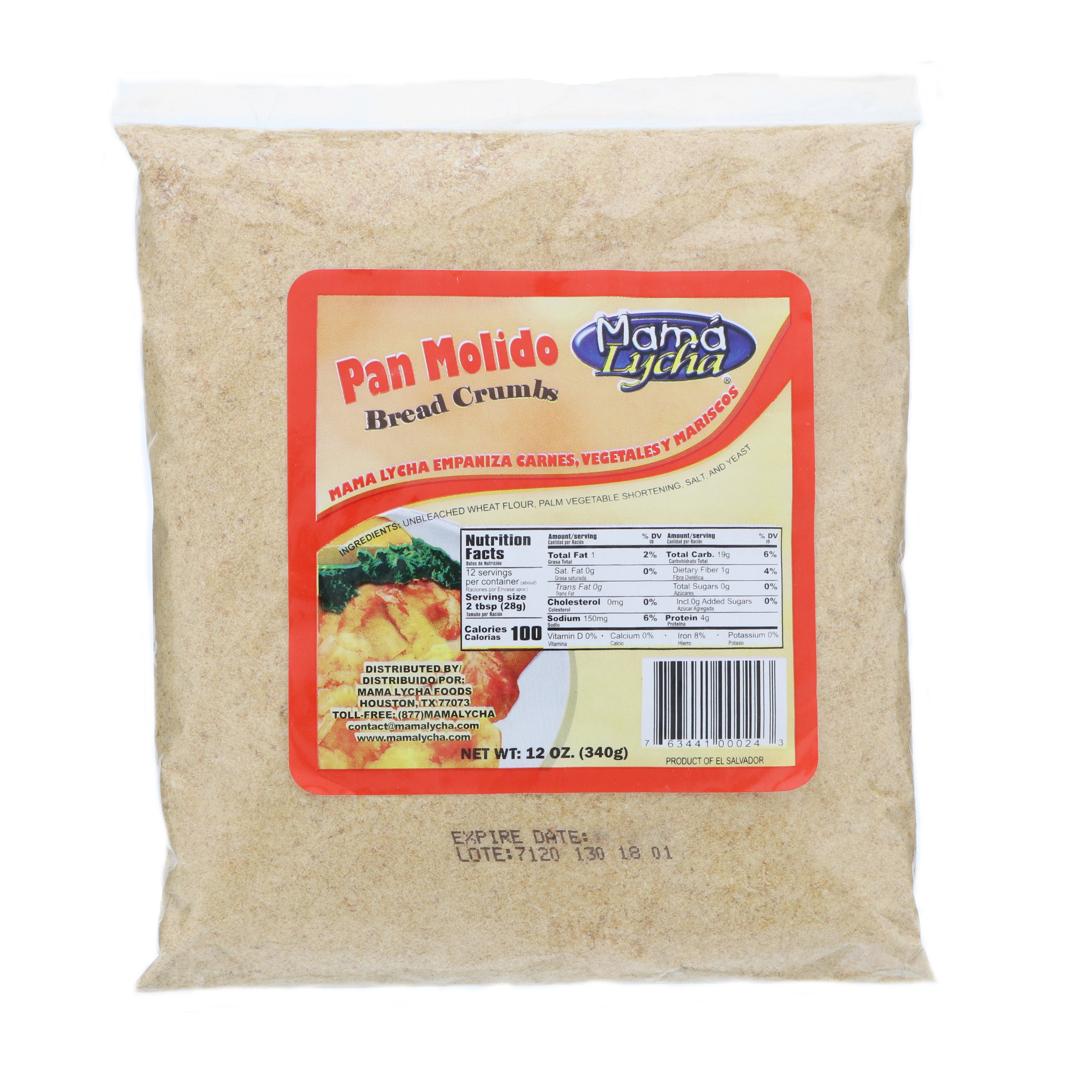 Mama Lycha Pan Molido Bread Crumbs Shop Breading & crumbs at HEB