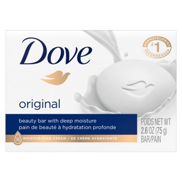 Dove Travel Size Original Beauty Bar Soap, 2.6 oz