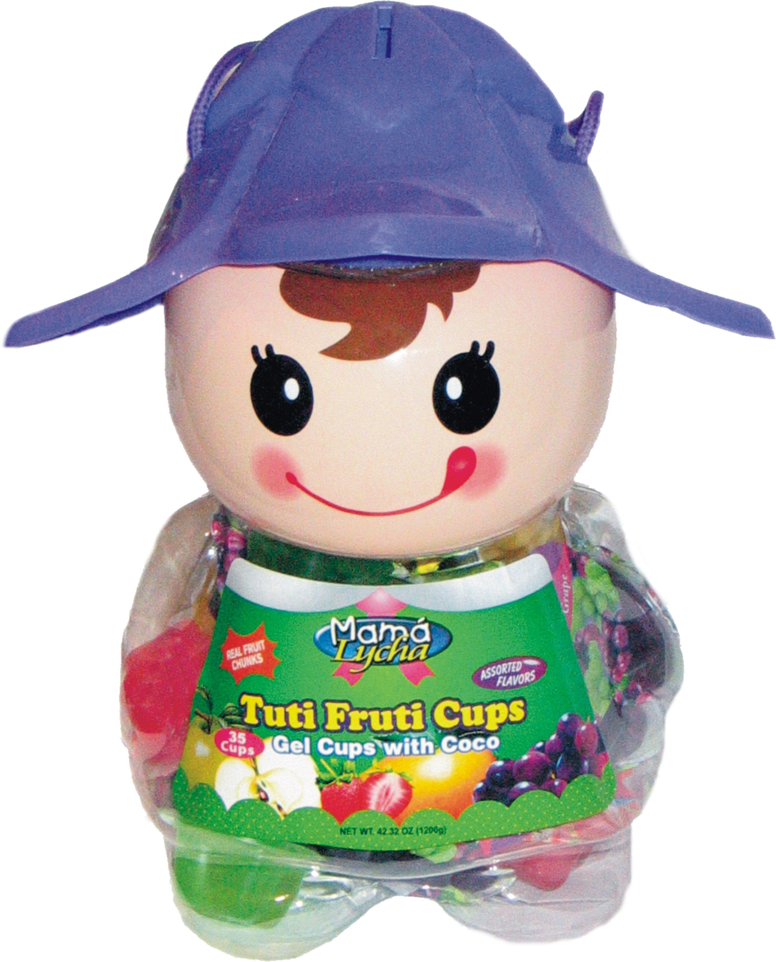 TIKTOK CHALLENGE Mama Lycha Fruti Licious Jelly Fruit 1 Bag (25 CT)  763441003688