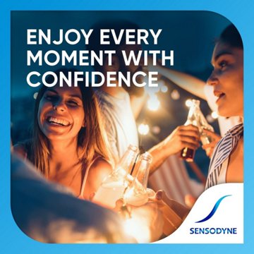 Sensodyne Extra Whitening Sensitive Teeth Whitening Toothpaste, 0.8 oz