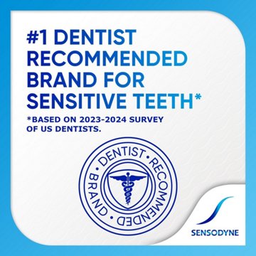 Sensodyne Extra Whitening Sensitive Teeth Whitening Toothpaste, 0.8 oz
