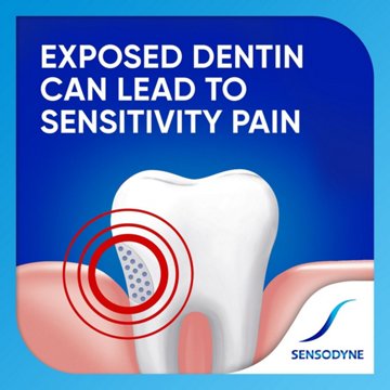 Sensodyne Extra Whitening Sensitive Teeth Whitening Toothpaste, 0.8 oz