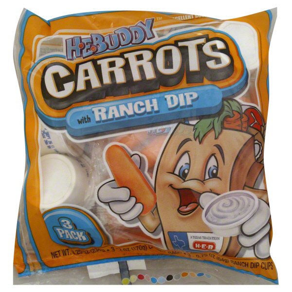 HEBuddy Carrots with Ranch Dip Shop Ready Meals & Snacks at HEB