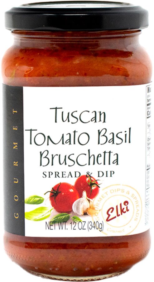 Elki Tuscan Tomato Basil Bruschetta Spread & Dip, 12 oz | Central