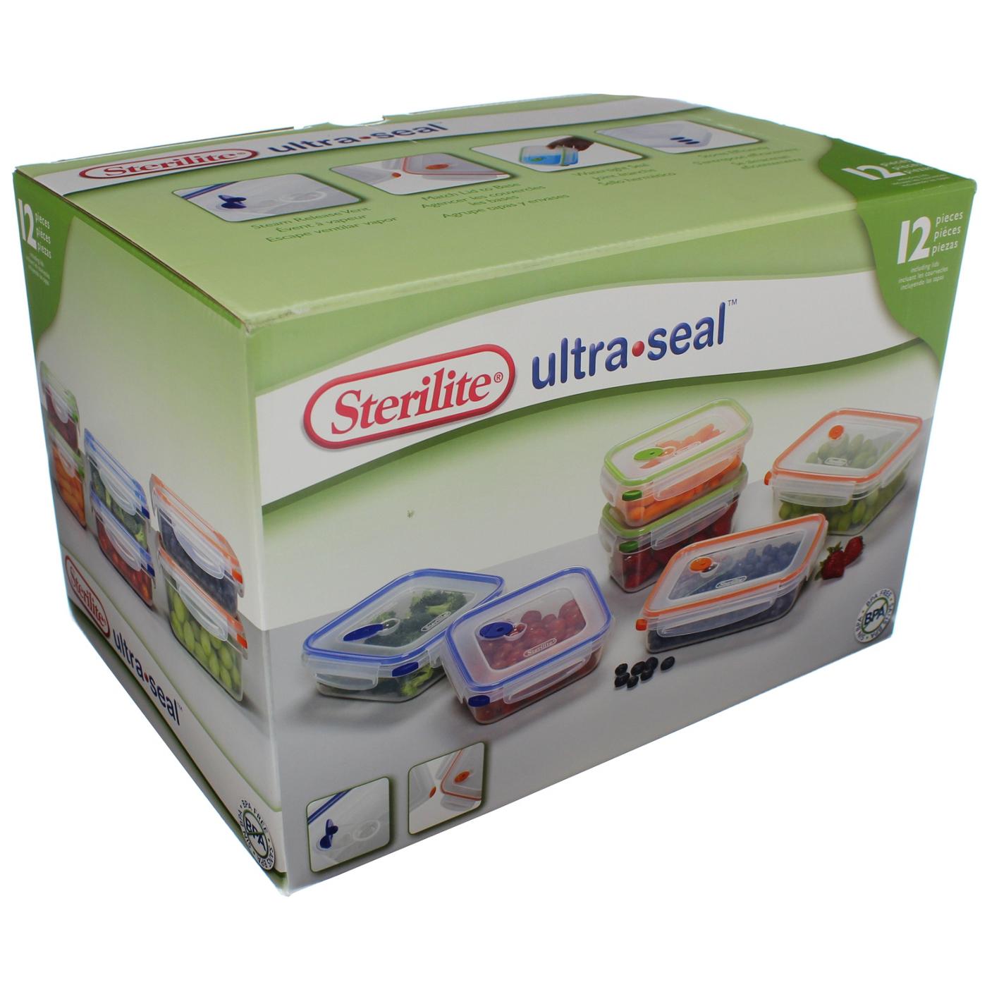 Sterilite Ultra-seal 3.1 Cup Rectangle, Airtight Food Storage