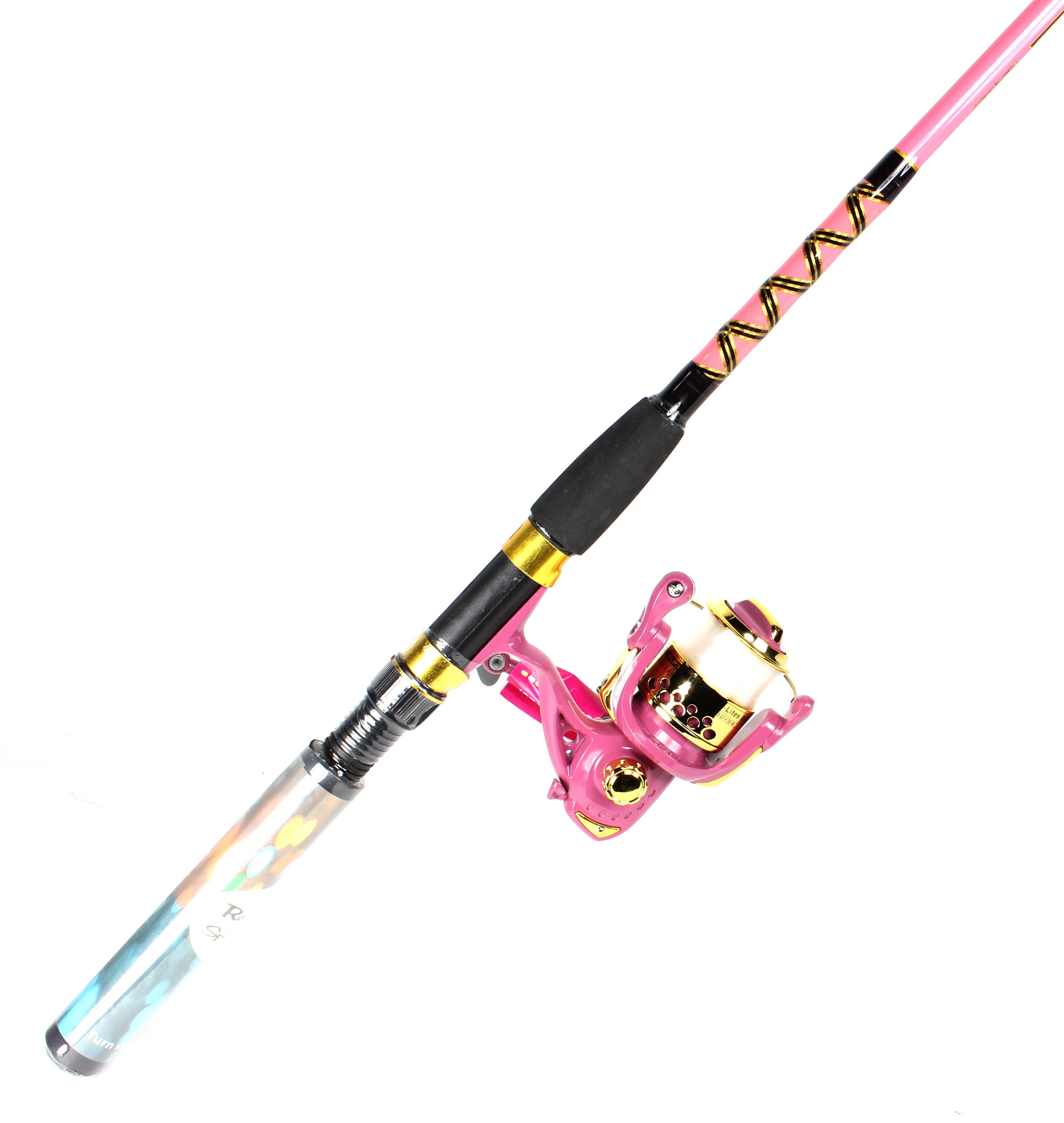 Master 6' 6'' Pink Lite Spinnng Combo Rod