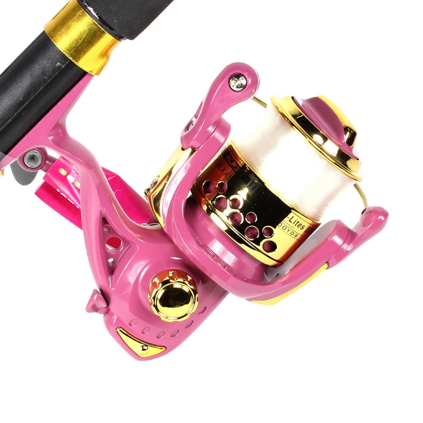 Master 6' 6'' Pink Lite Spinnng Combo Rod - Shop Fishing at H-E-B