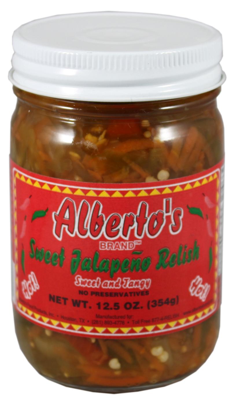 Albertos Sweet Jalapeno Relish Hot - No Preservatives; image 2 of 2