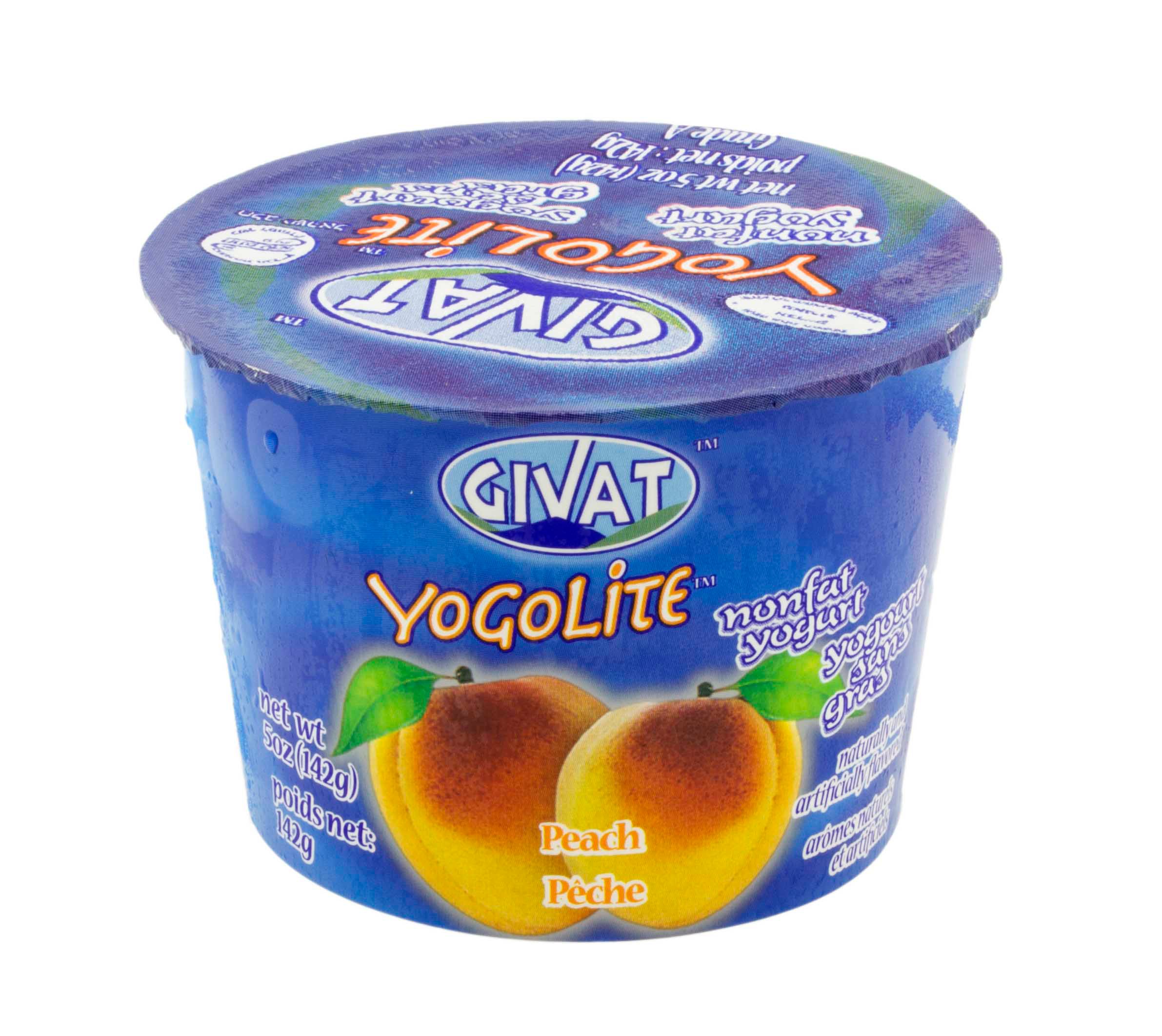 Givat Yogolite Peach Yogurt Shop Yogurt at HEB