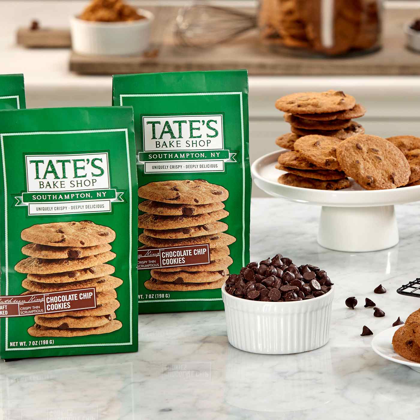 Tate's Bake Shop Chocolate Chip Cookies; image 7 of 8