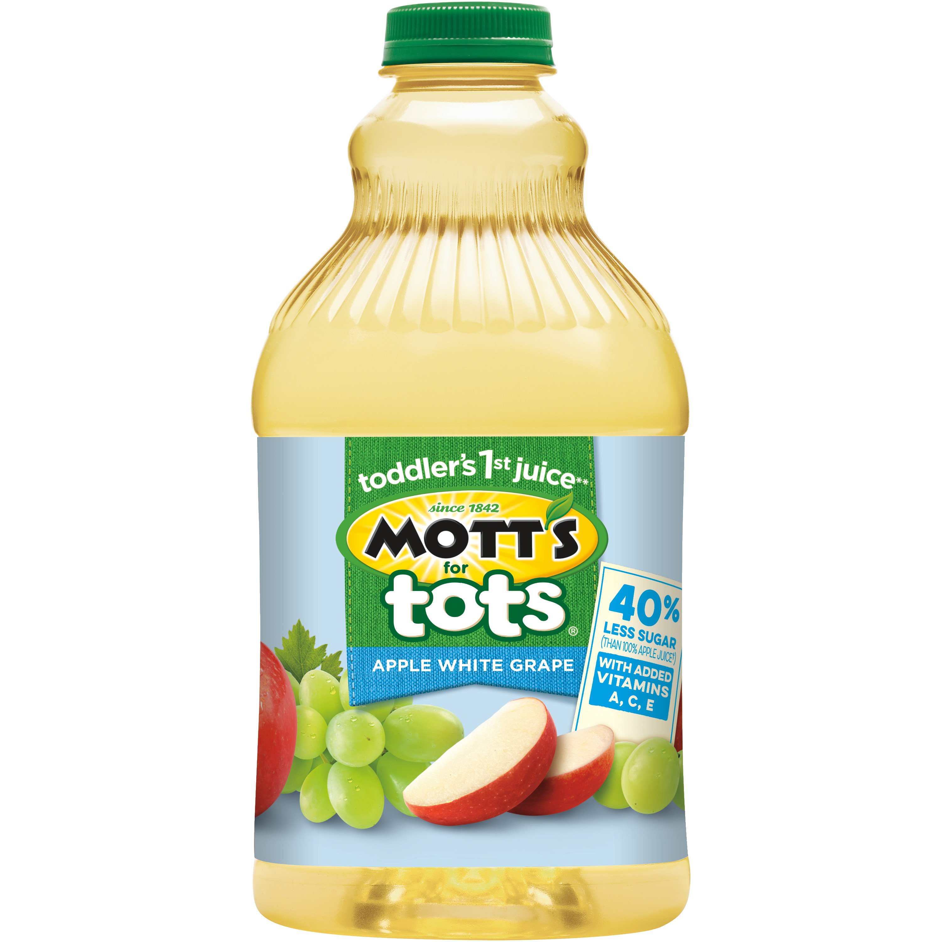 Mott's for Tots Apple White Grape Juice, 64 oz