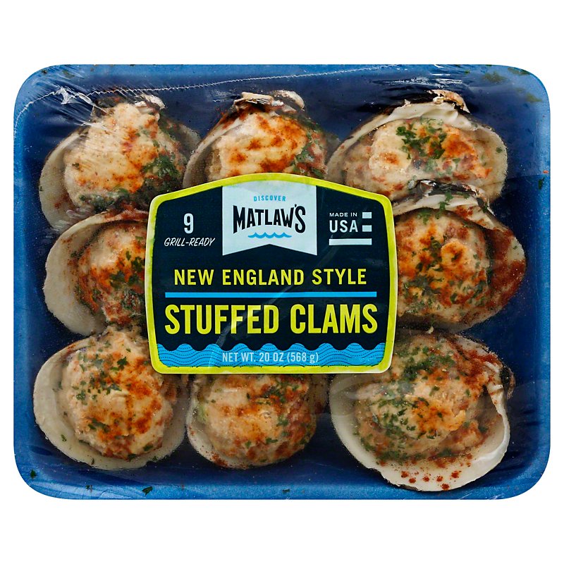 Matlaws Stuffed Clams New England Style Shop Seafood At H E B
