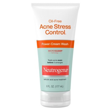 Neutrogena Oil-Free Acne Stress Control Power-Cream Face Wash