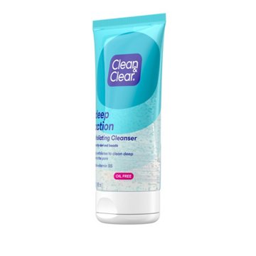 Clean & Clear Oil-Free Deep Action Exfoliating Facial Cleanser